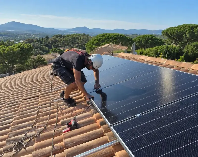 Installateur panneaux solaires Sabran — pose photovoltaïque sur toiture
