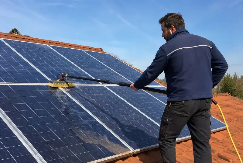 Nettoyage et entretien de panneaux solaires à Sabran