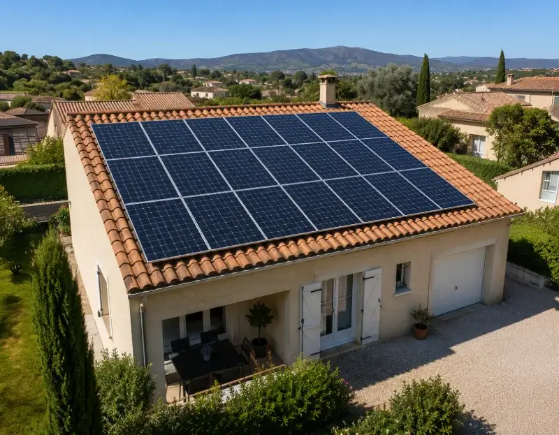 Prime à l'autoconsommation panneaux solaires Sabran — aide financière de l'État